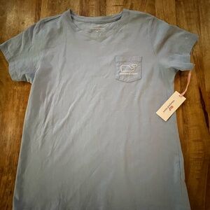 Vineyard Vines Men's Light Blue Short Sleeve Tee